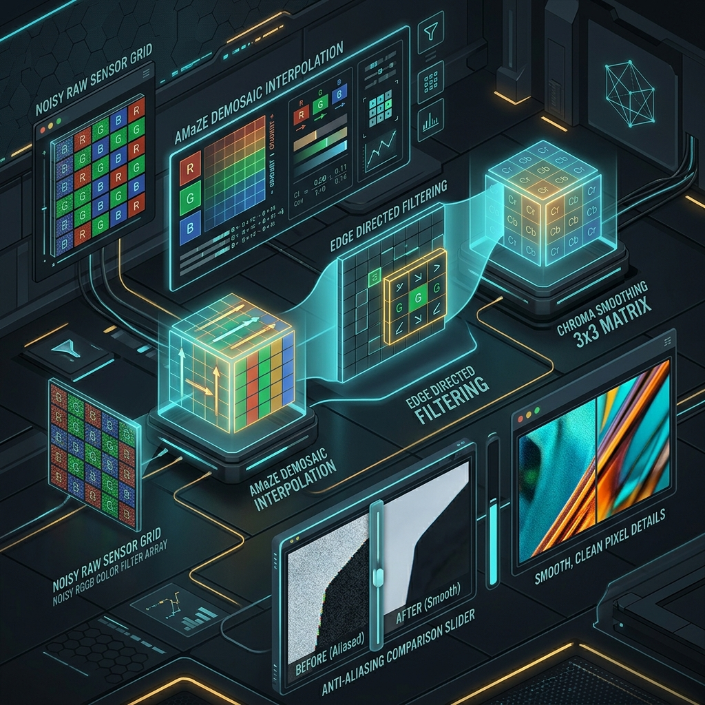 AMaZE и Chroma Smoothing